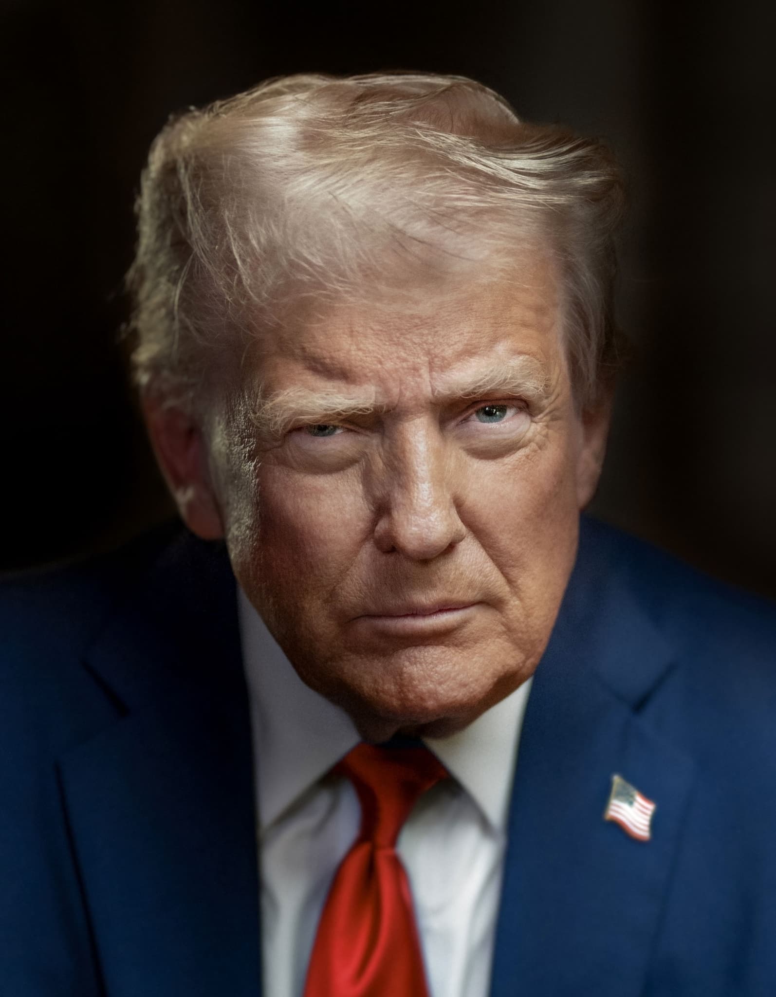 Official portrait of Donald Trump in 2025